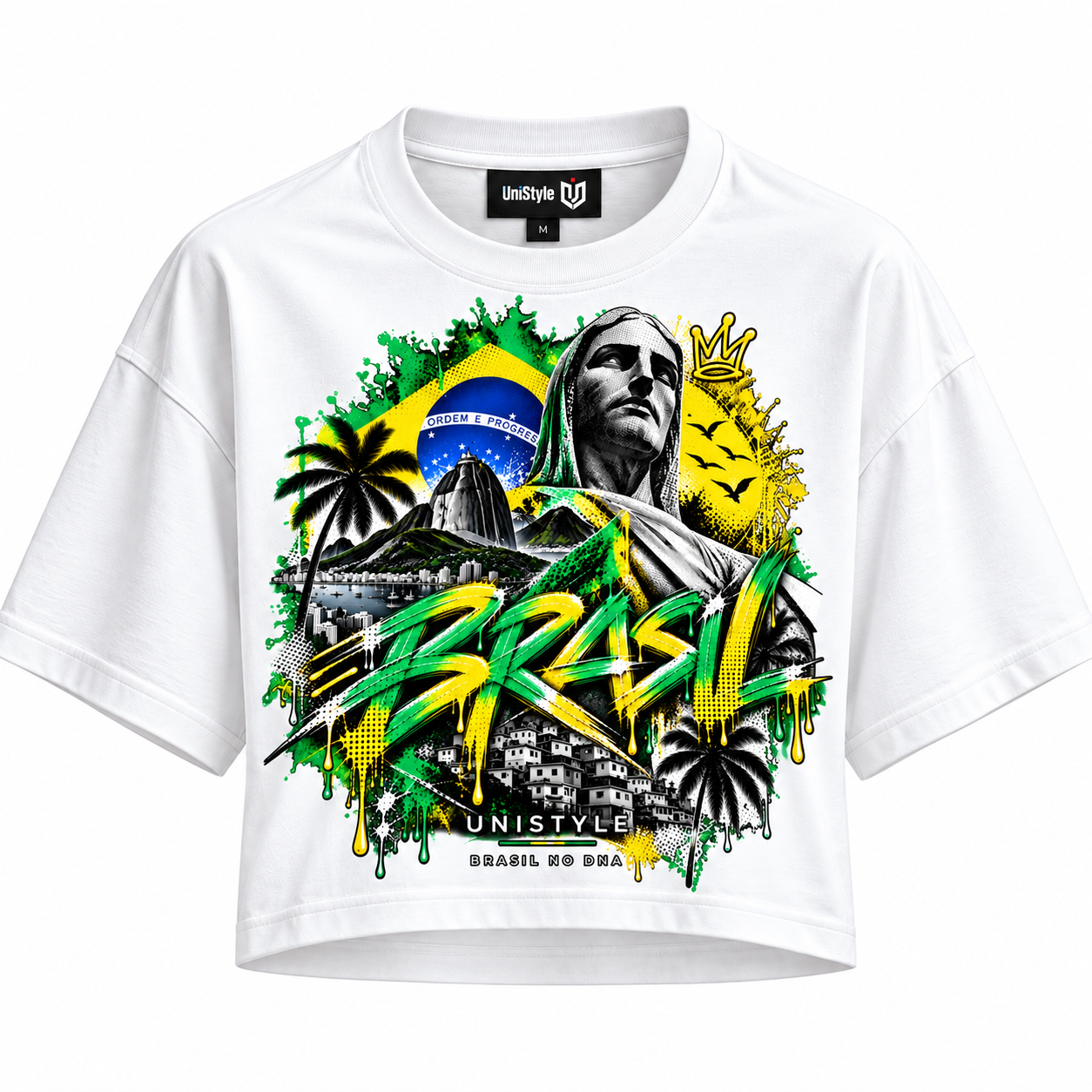 Camisa Cropped Rio - Coleção Brasil - Unistyle
