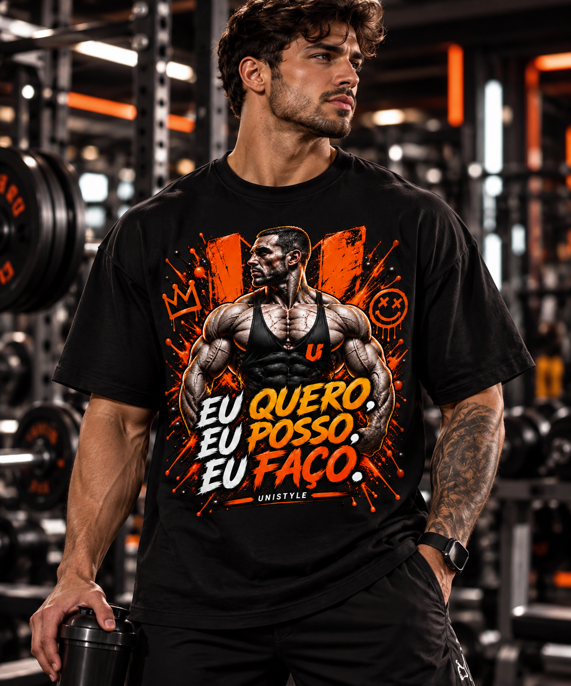 Camisa Oversized Eu Posso - Coleção Maromba - Unistyle
