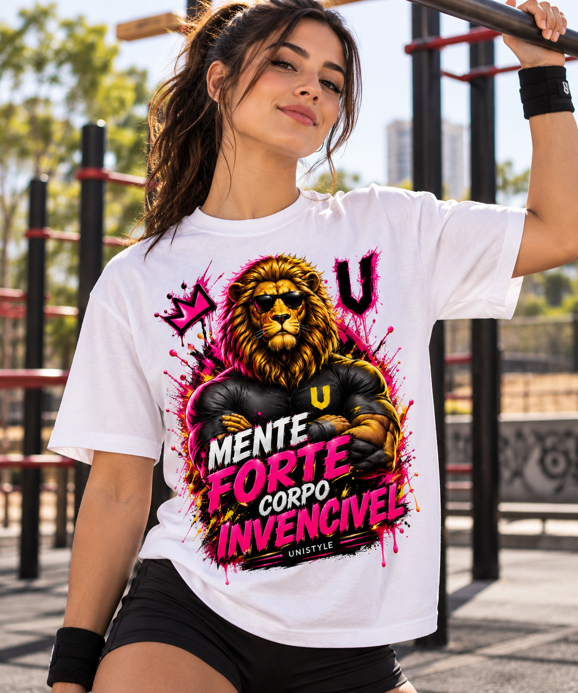Camisa Oversized Mente e Corpo - Coleção Maromba - Unistyle