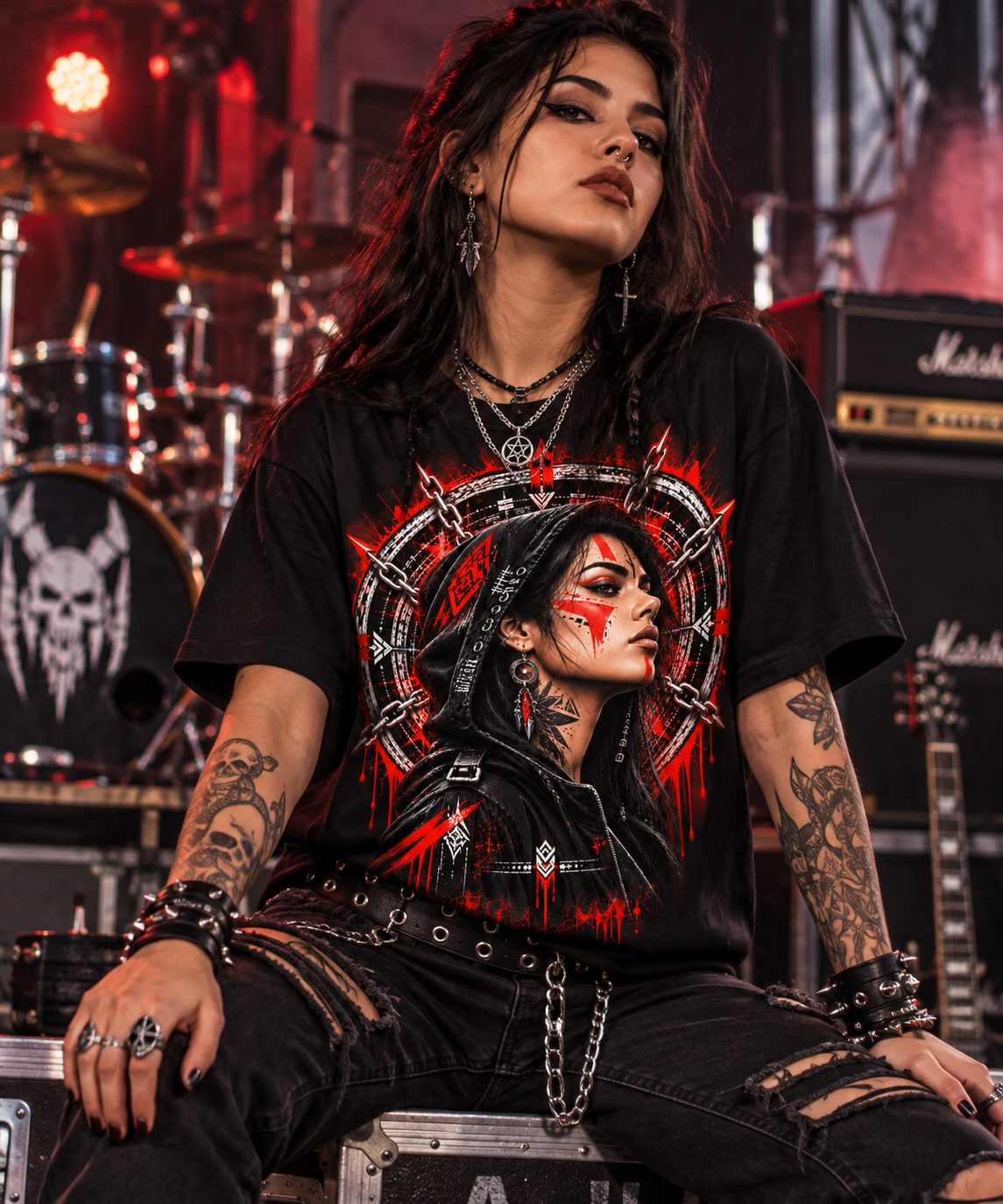 Camisa Oversized Índia 2 - Coleção Ancestral - Unistyle